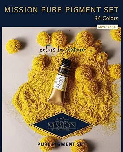 34-Color CrushOn Premium Watercolor Pigment Set - Ignite Your Imagination with Lively 15ml Tubes