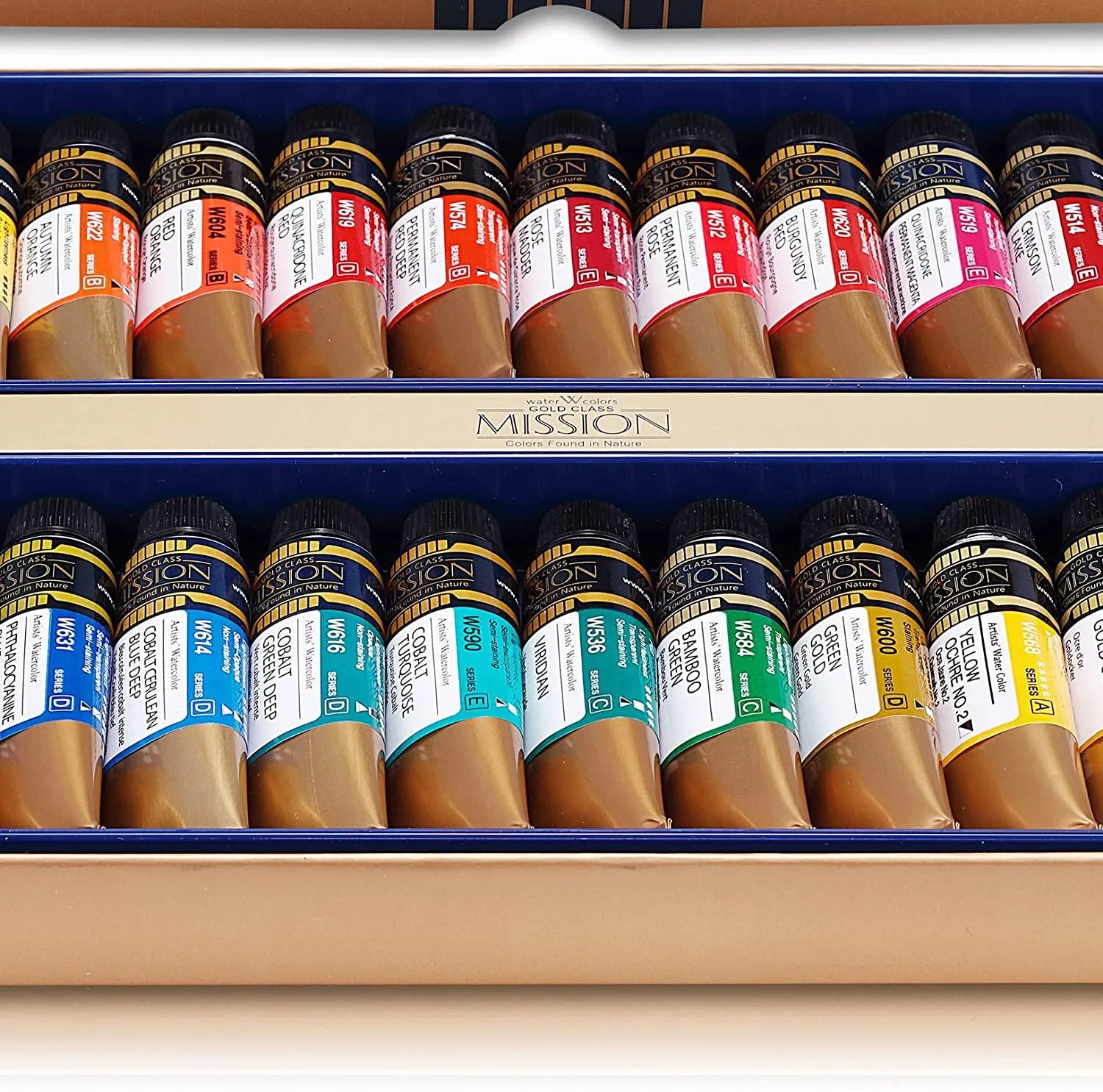34-Color CrushOn Premium Watercolor Pigment Set - Ignite Your Imagination with Lively 15ml Tubes