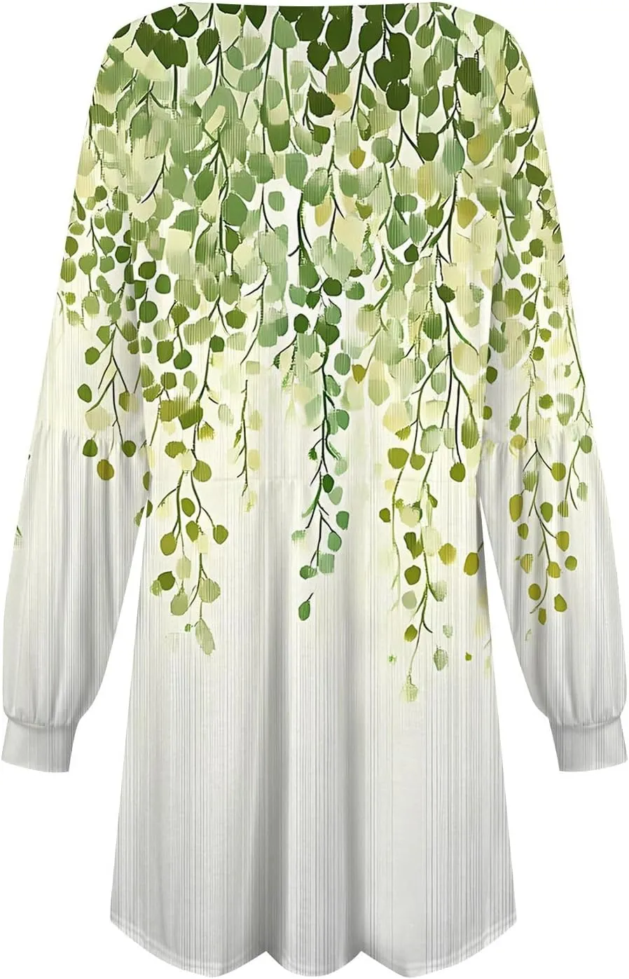 ADHOWBEW Dresses for Women 2025 Round Neck Sexy Plus Size Casual Trendy Long Sleeve Work Dress Long Sleeve