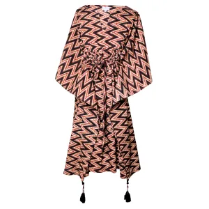 Ajmer Midi Cotton Kaftan Dress