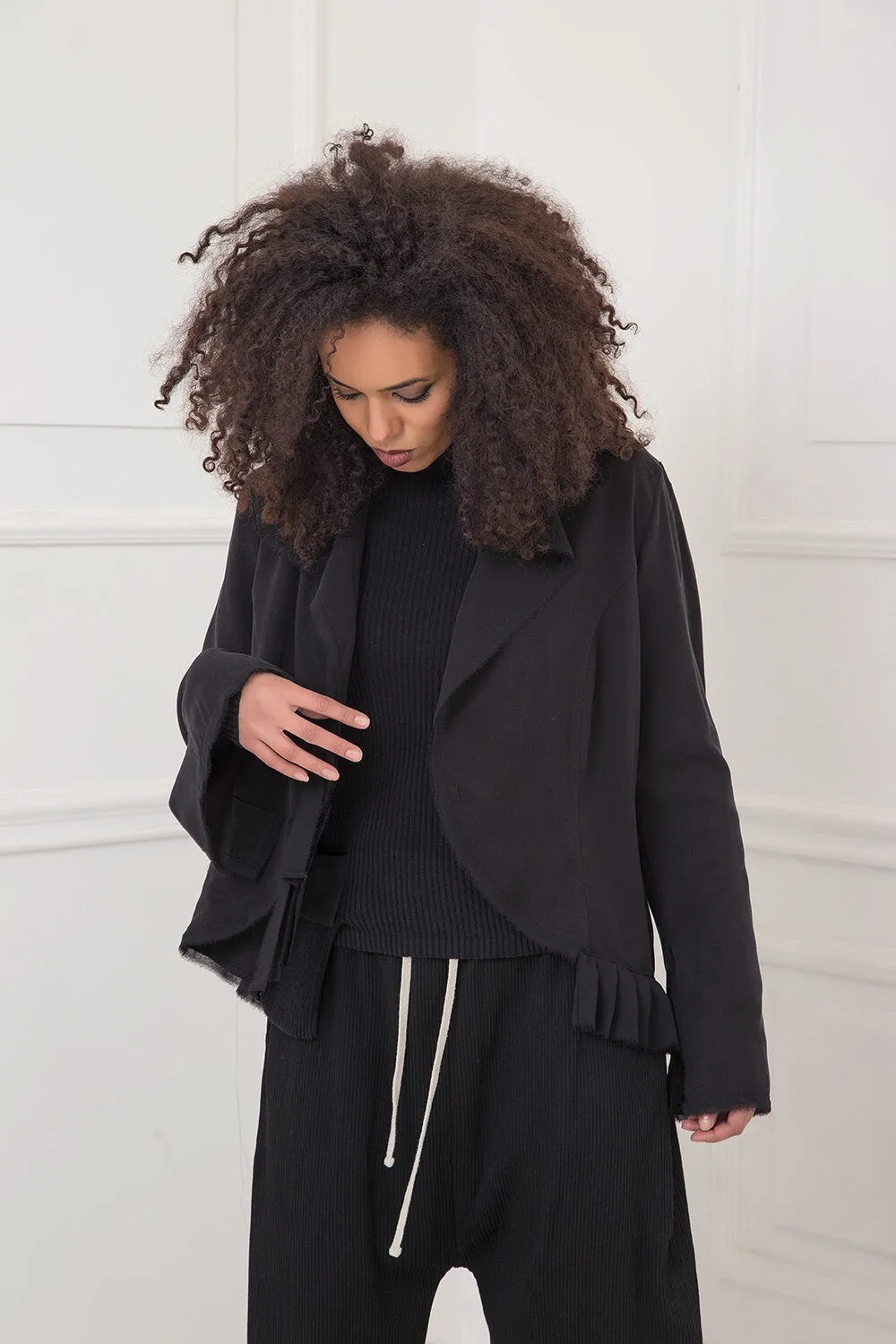Asymmetrical soft blazer- ASHTA