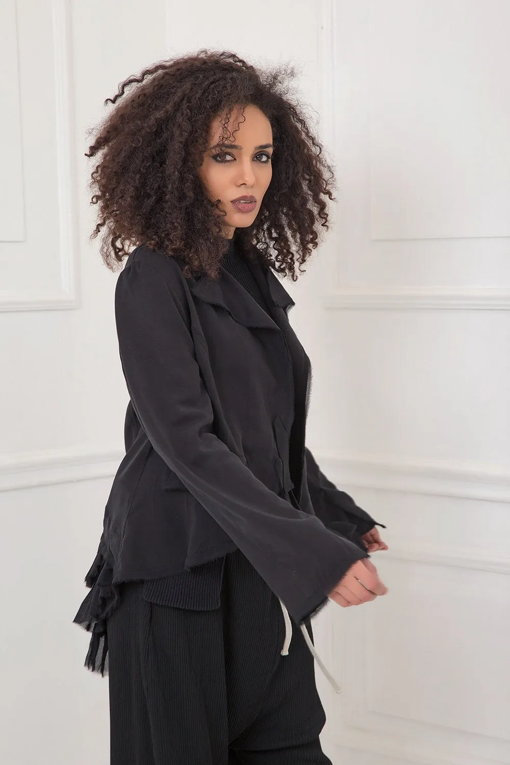 Asymmetrical soft blazer- ASHTA