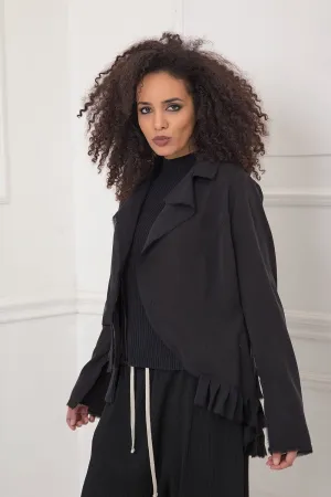 Asymmetrical soft blazer- ASHTA