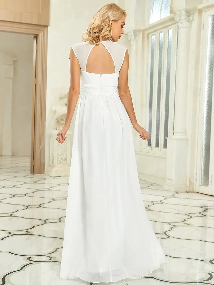 Beaded Empire Waist Maxi Dress