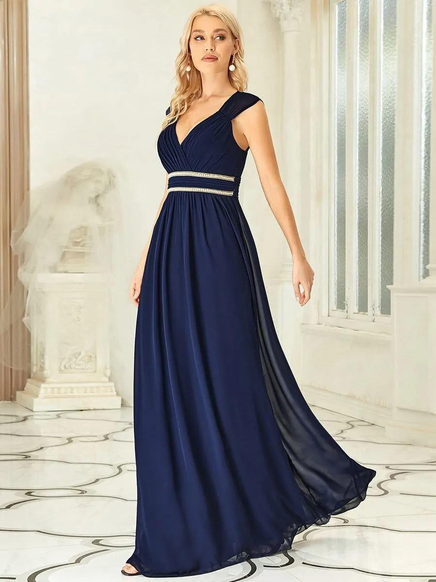 Beaded Empire Waist Maxi Dress