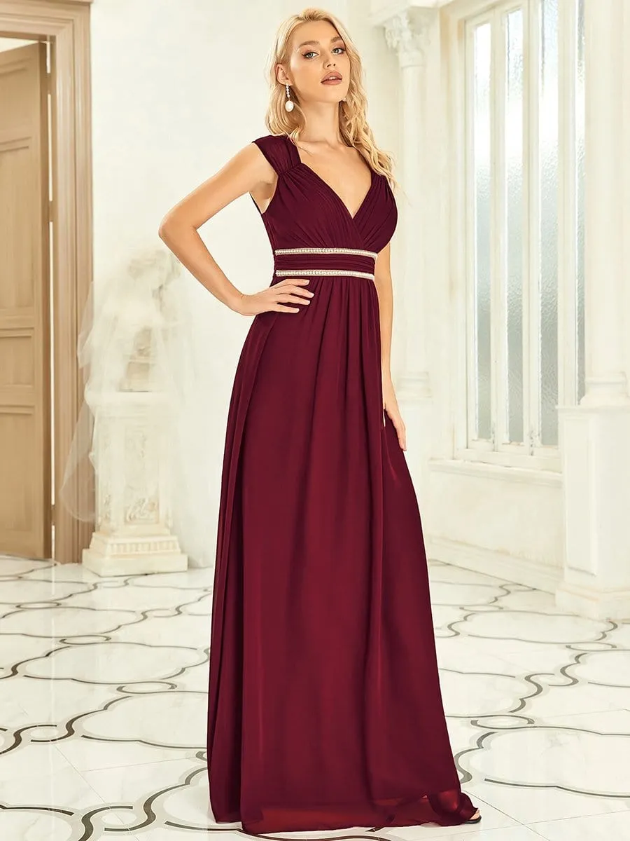 Beaded Empire Waist Maxi Dress