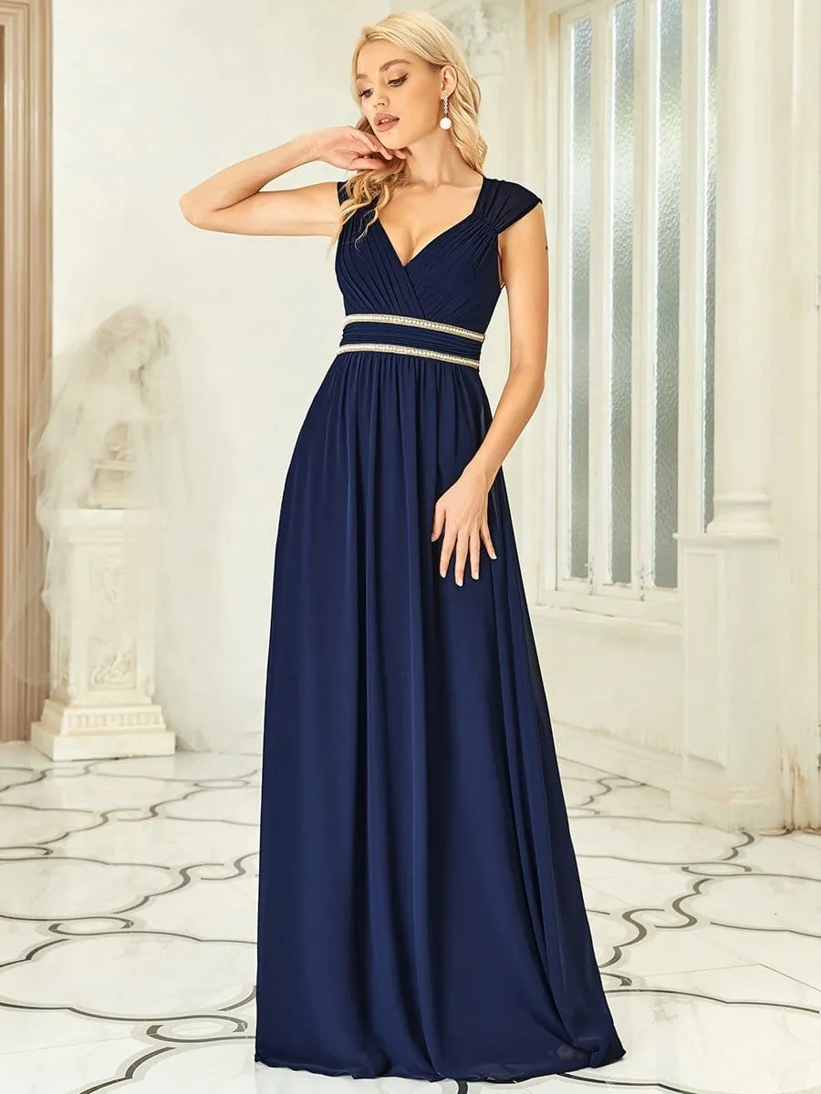 Beaded Empire Waist Maxi Dress