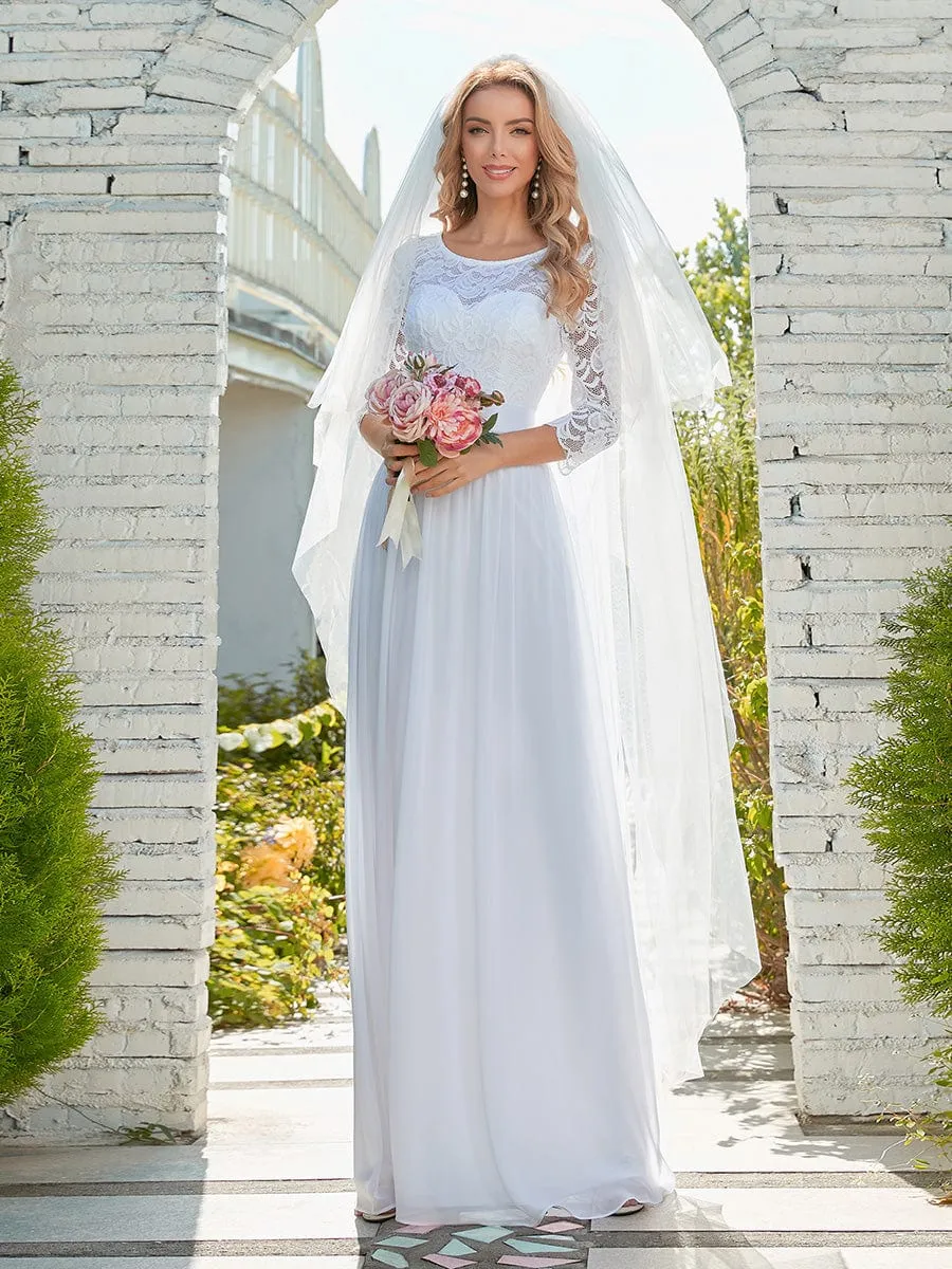 Belted Lace Maxi Dress
