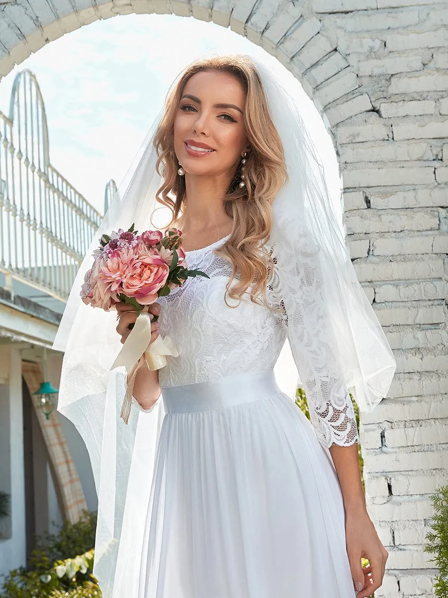 Belted Lace Maxi Dress