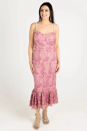 Beyond the Sea Pearl Trim Mermaid Dress