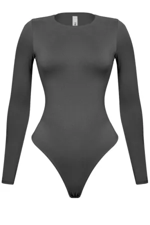 Black Long-sleeve Bodysuit
