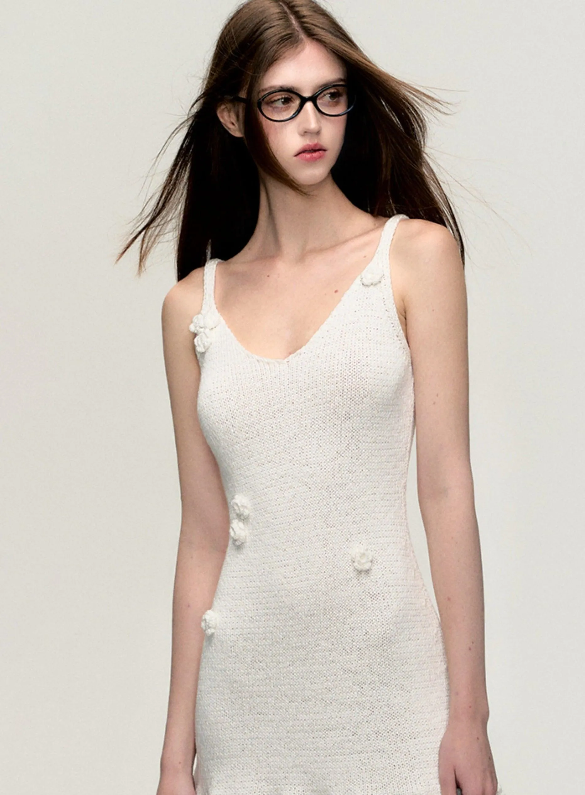 Bohemian Fringe Lace Slip Dress
