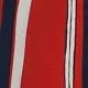 Casual Striped Short Sleeve V Neck Flared High Waist Short Plus Size Dress
