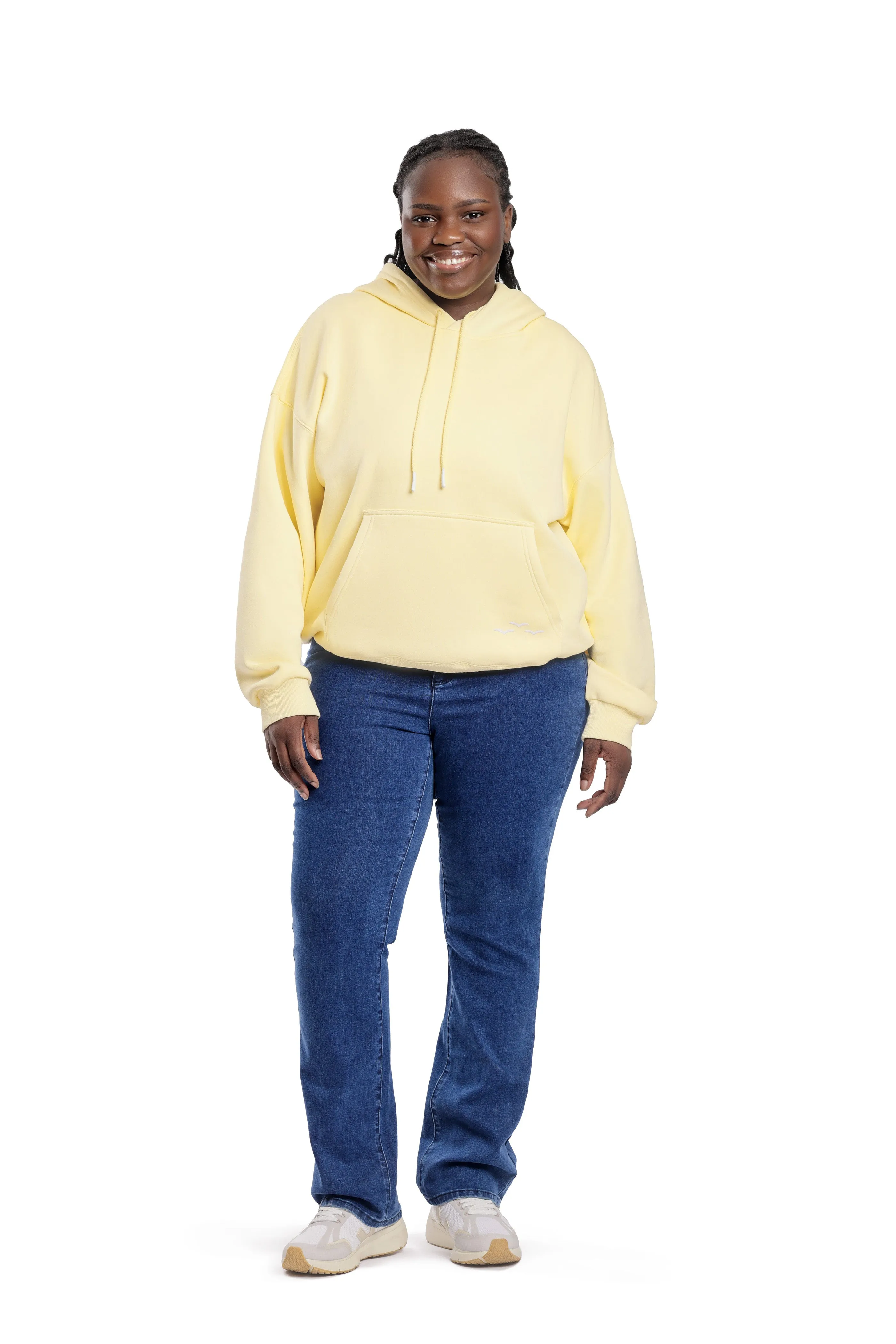 Chlo Relaxed Fit Hoodie in banana yellow