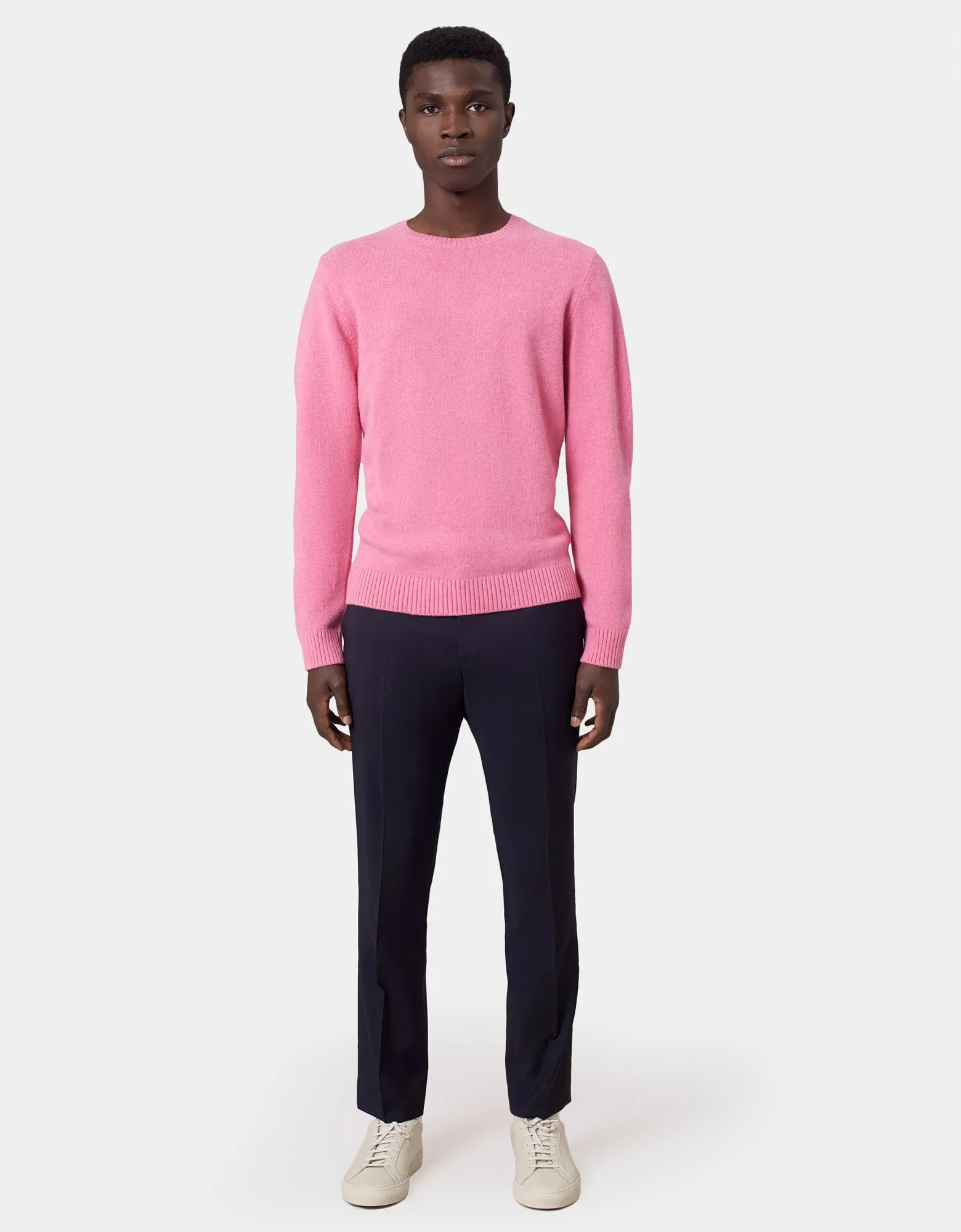 Classic Merino Wool Crew - Ivory White