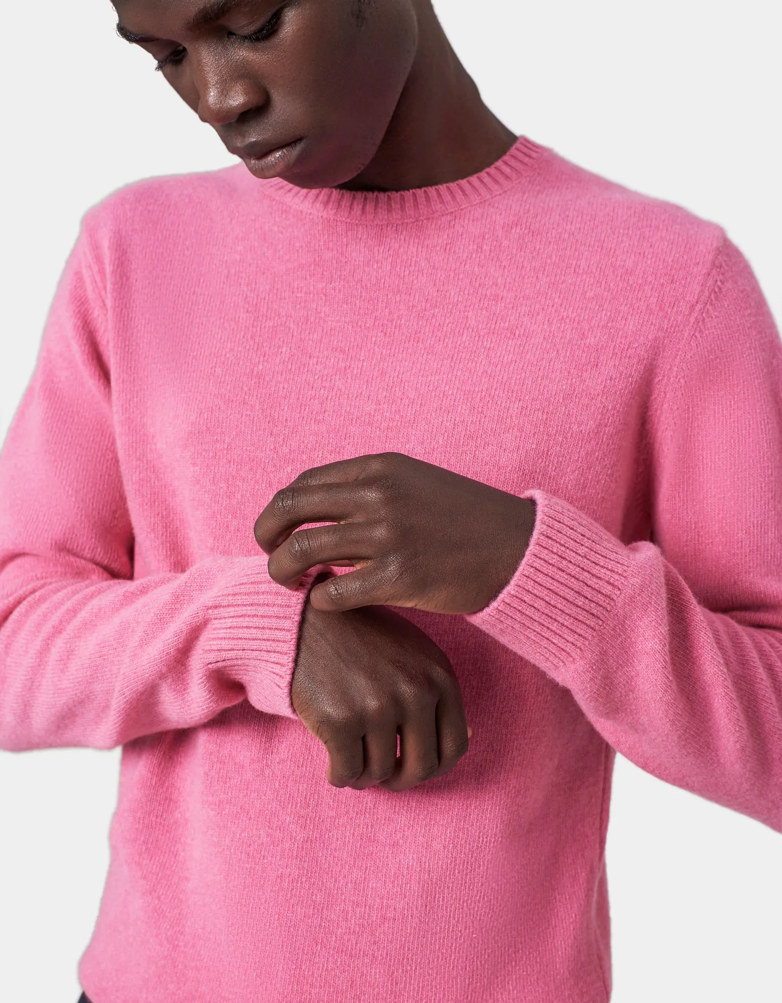 Classic Merino Wool Crew - Ivory White