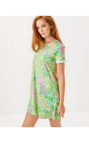 Cody Short Sleeve Dress Lime Feeling Good