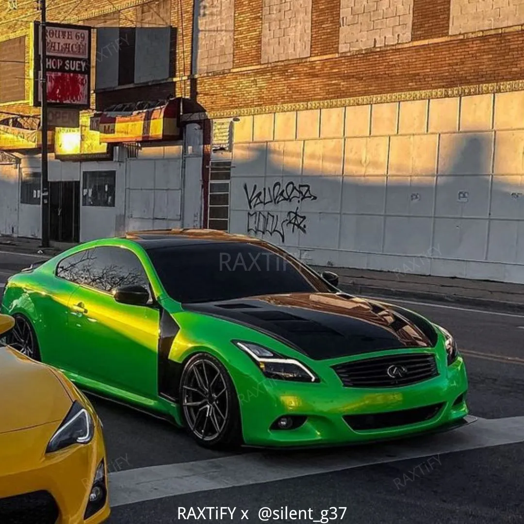 Color Shift Neon Gold Green Vinyl Wrap