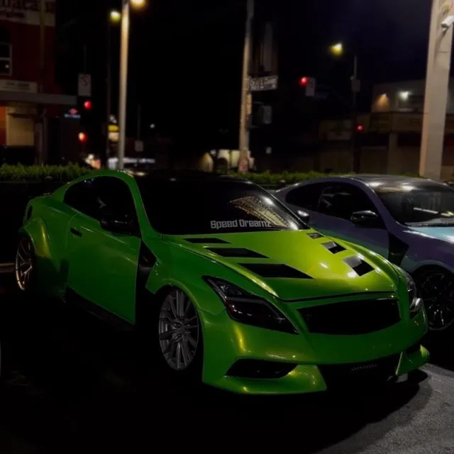 Color Shift Neon Gold Green Vinyl Wrap