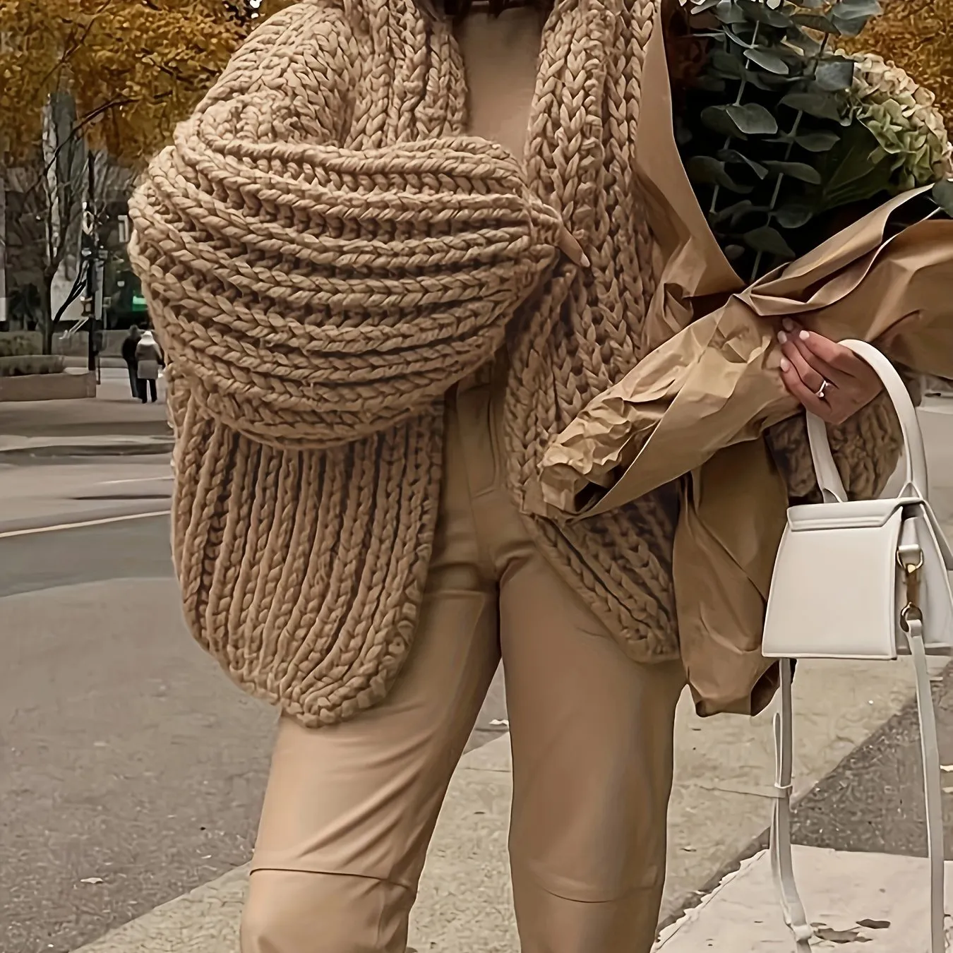 Cozy Cashmere Blend Hooded Cardigan