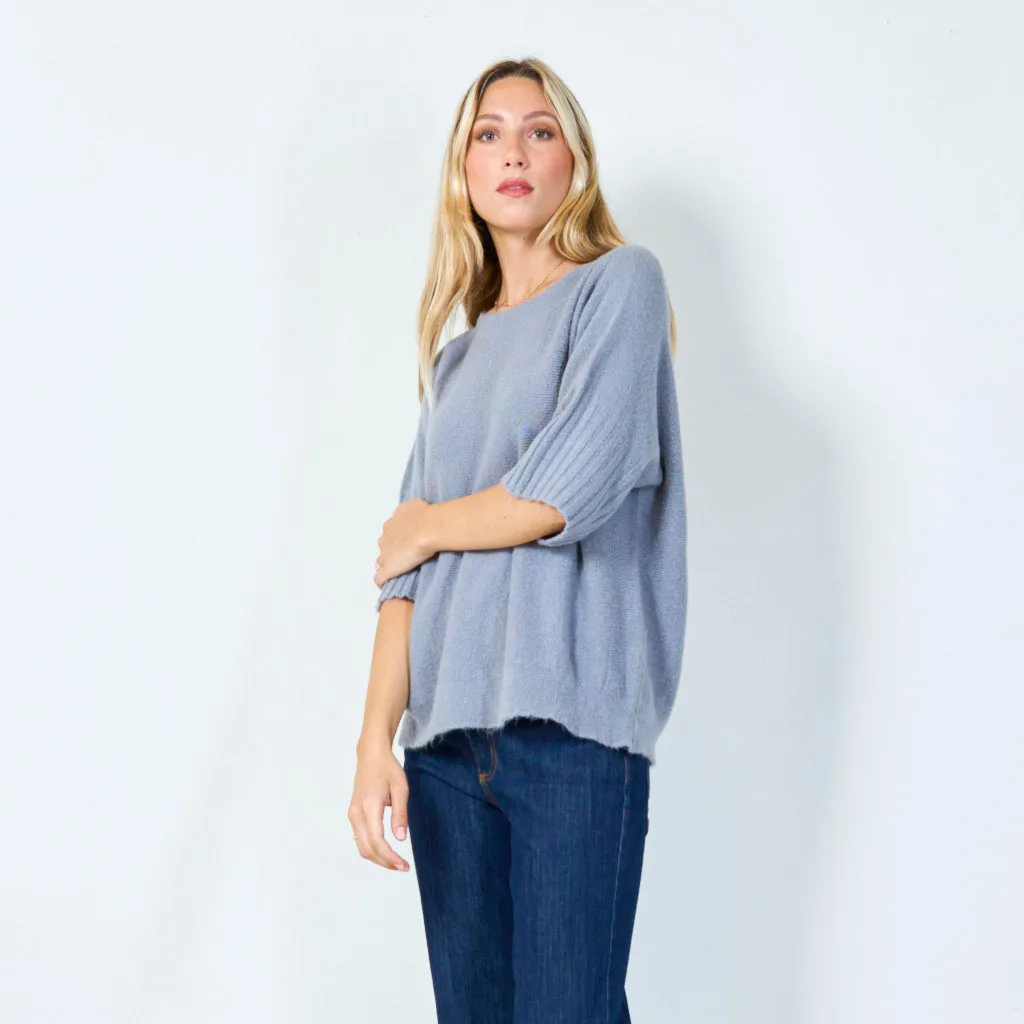 Cozy short sleeve sweater wholesale