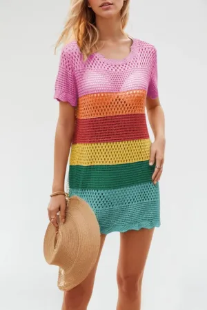 Crochet Knit Swimsuit Cover Up