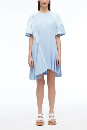 Deconstructed Jersey T-Shirt Dress