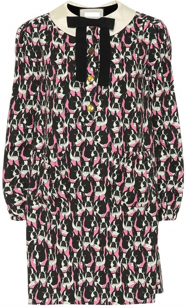Dog Printed Dress