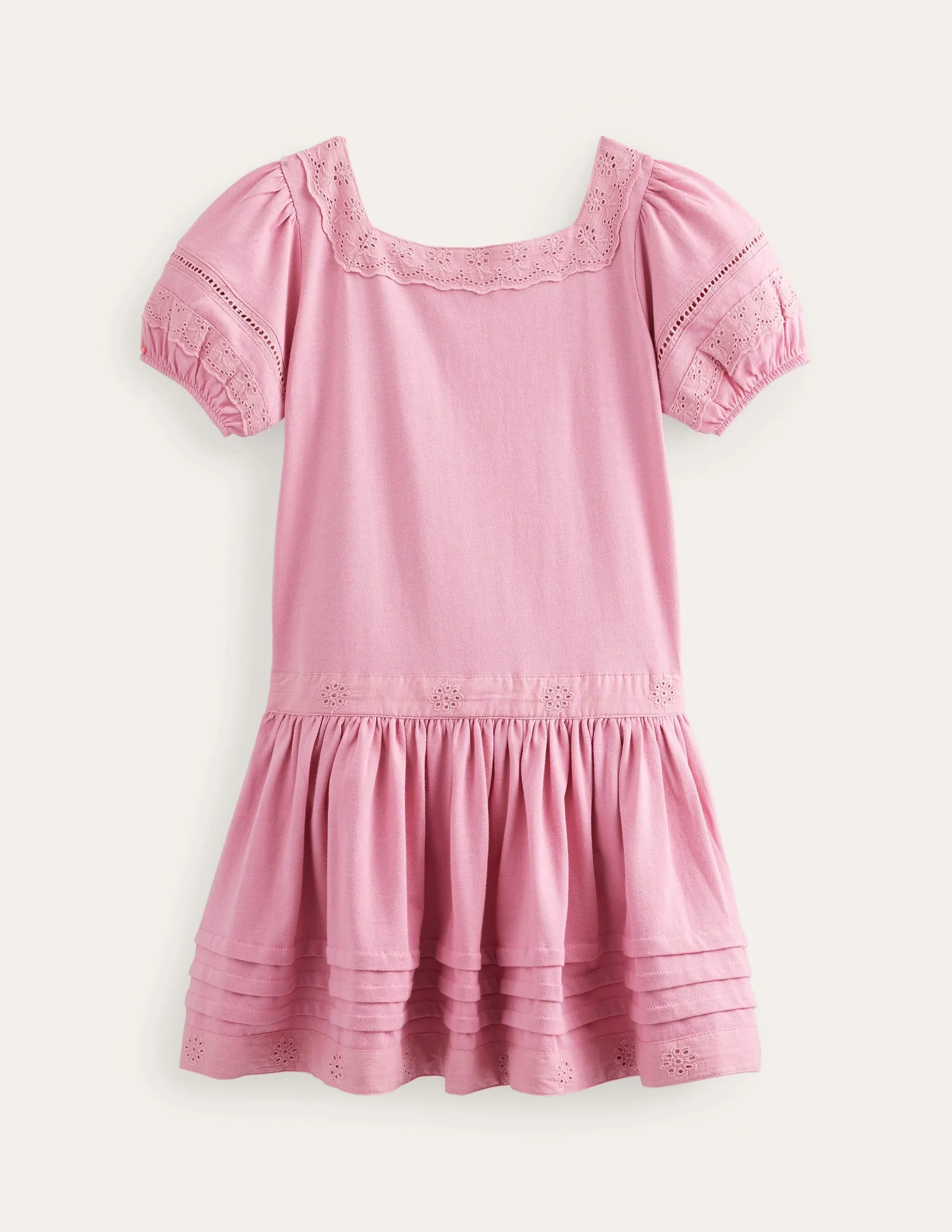 Drop Waist Dress-Formica Pink