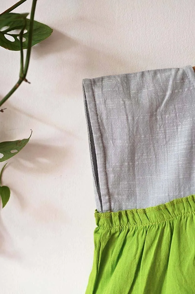 Earth Child' Tiered Maxi In Green