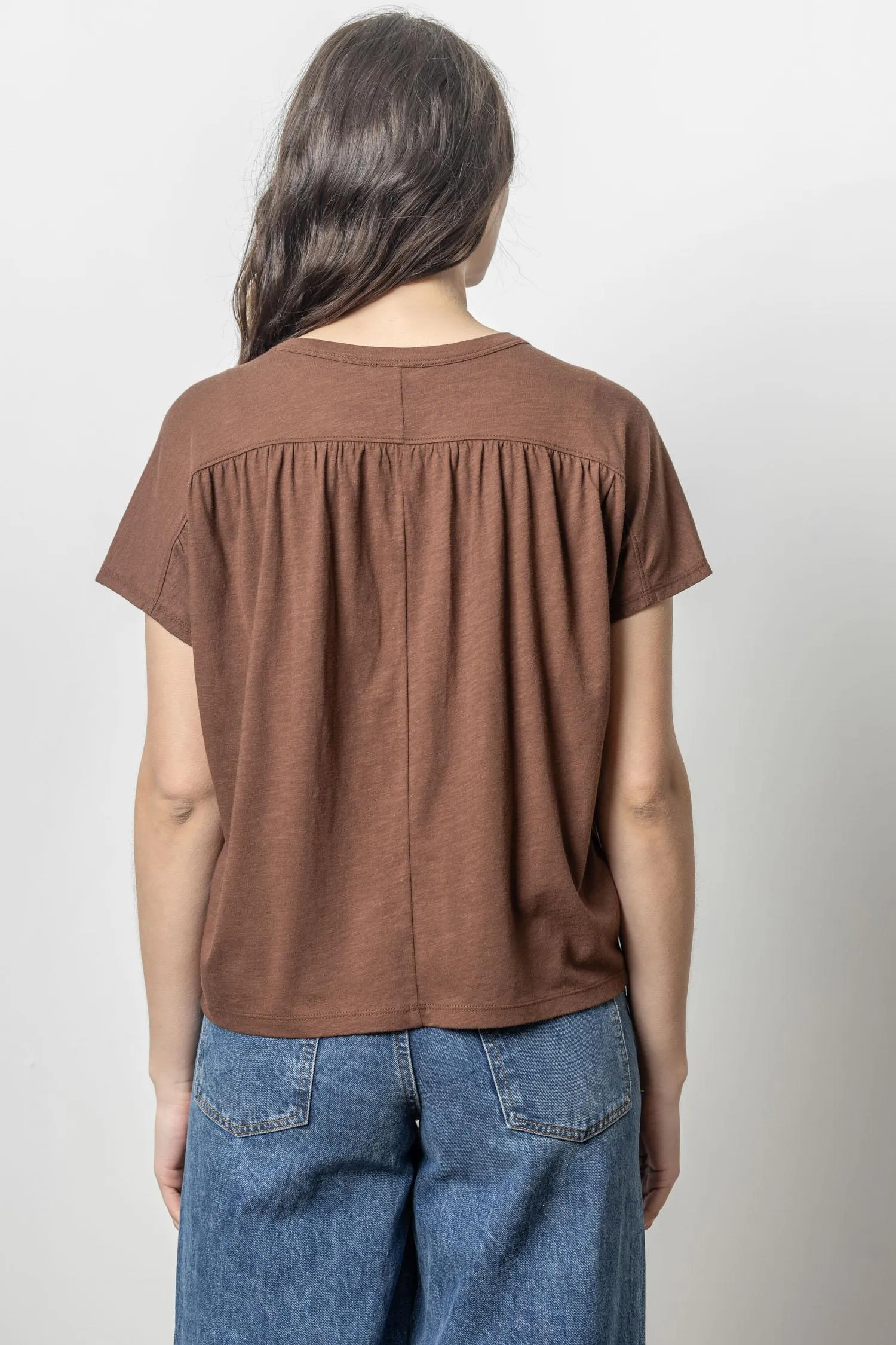 Easy Shirred Short Sleeve