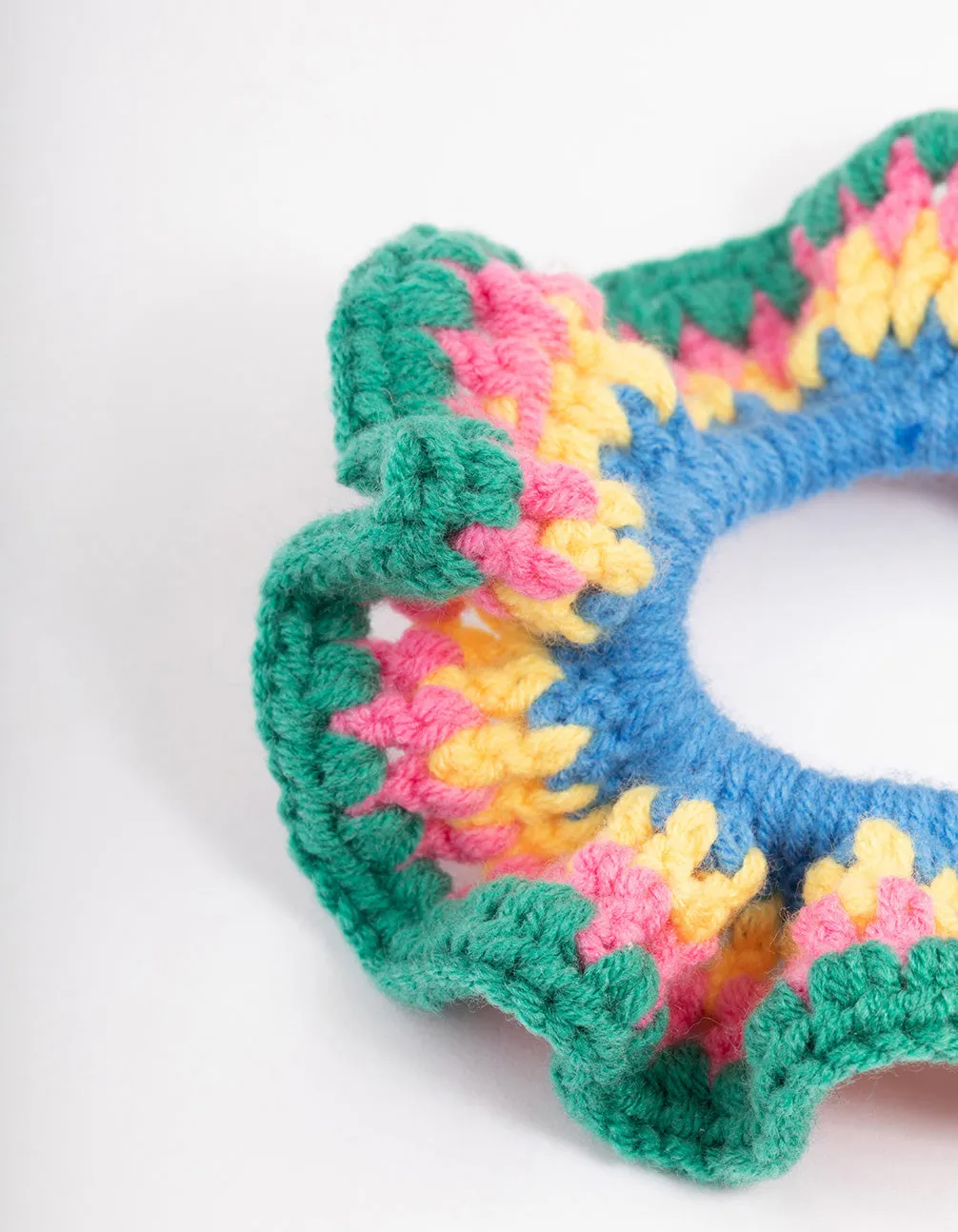 Fabric Cozy Knitted Hair Scrunchie