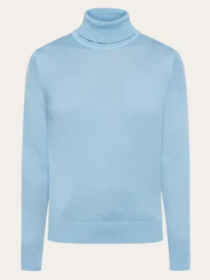 Fine merino roll neck - RWS - Glacier Lake