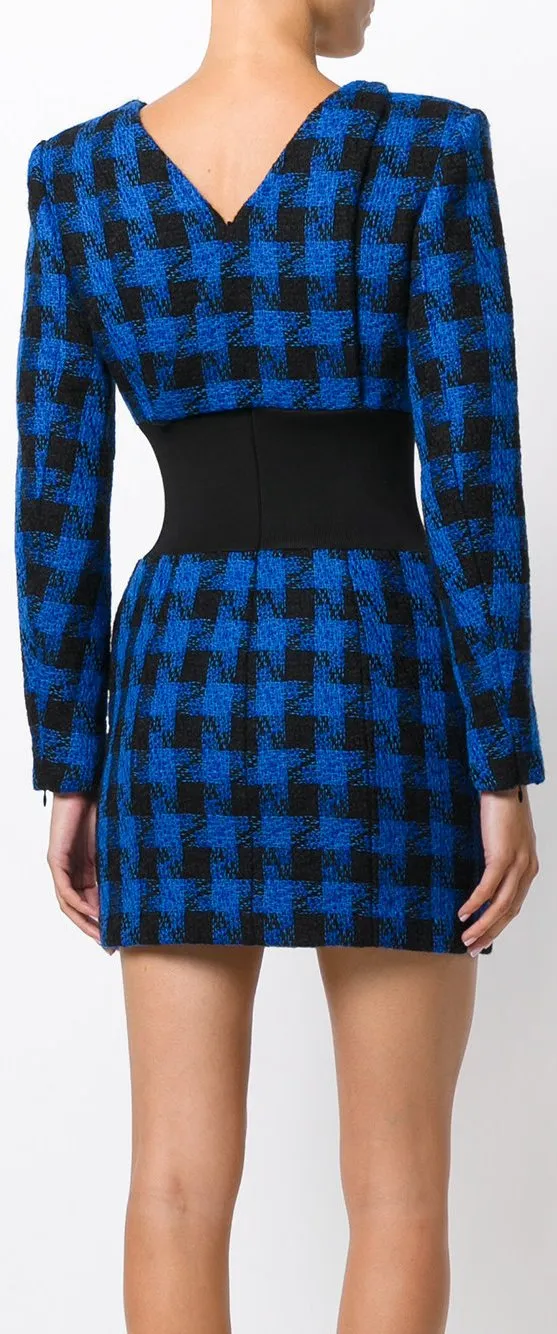 Fitted Tartan Dress