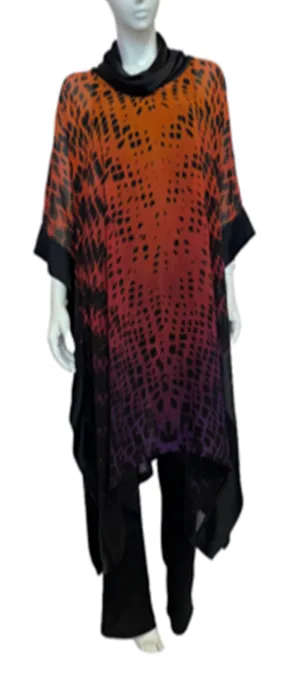 Flame Cowl Caftan