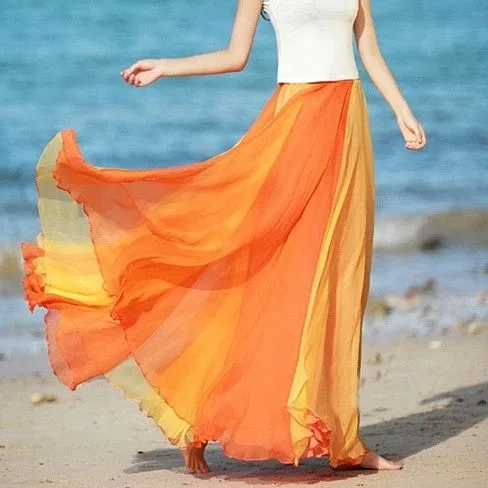 Flowing Chiffon Skirt