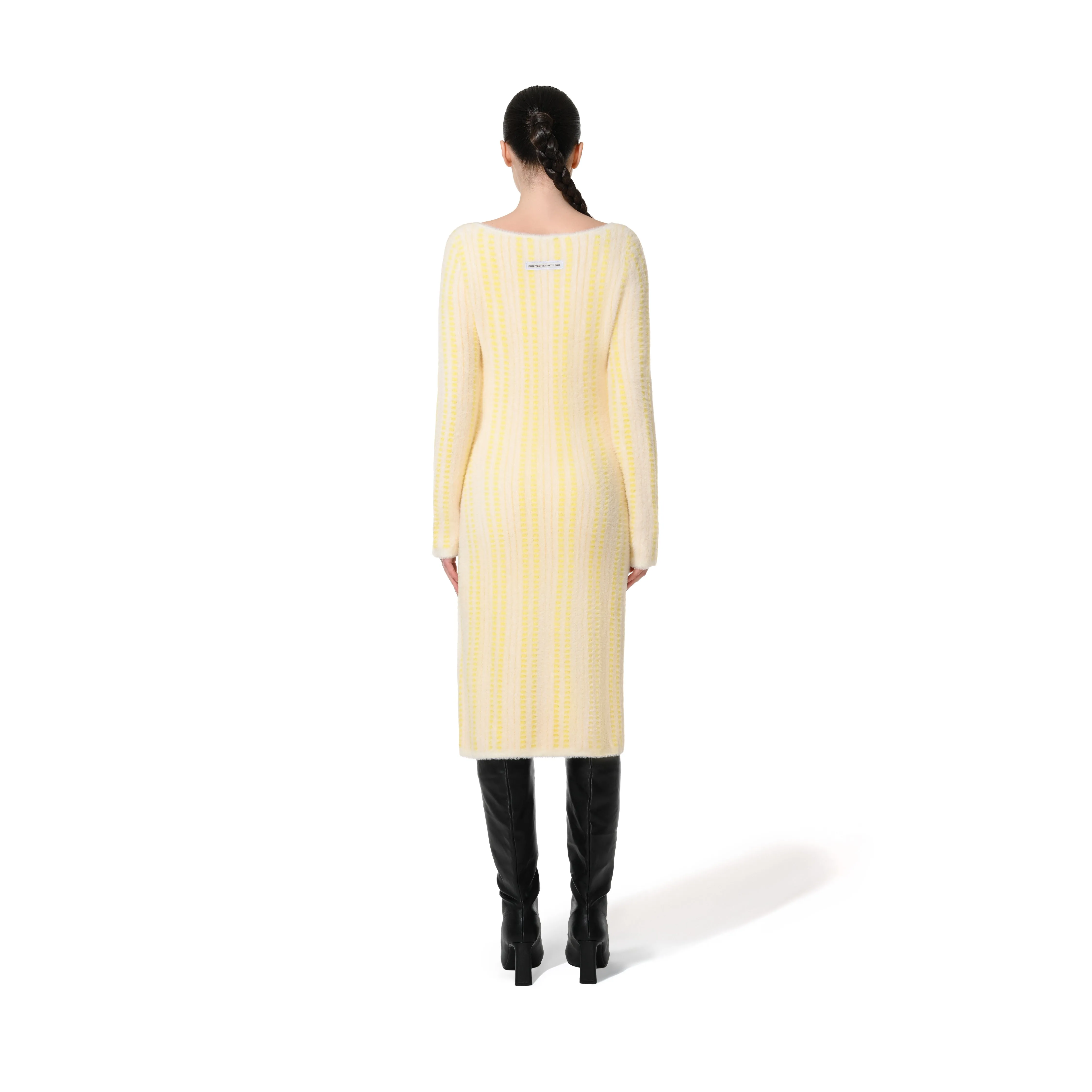 FLUFFY KNIT DRESS