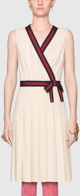 Jersey Dress with Web