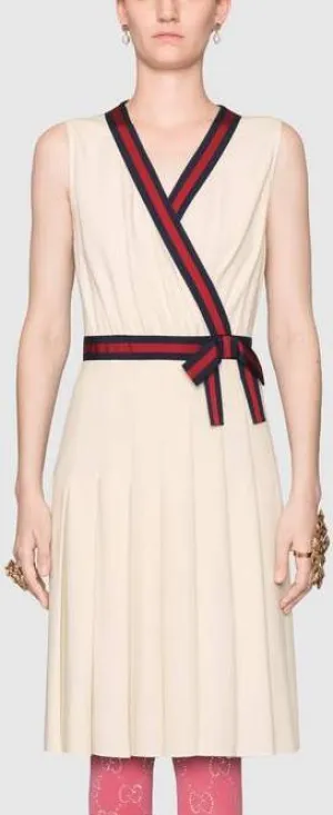 Jersey Dress with Web
