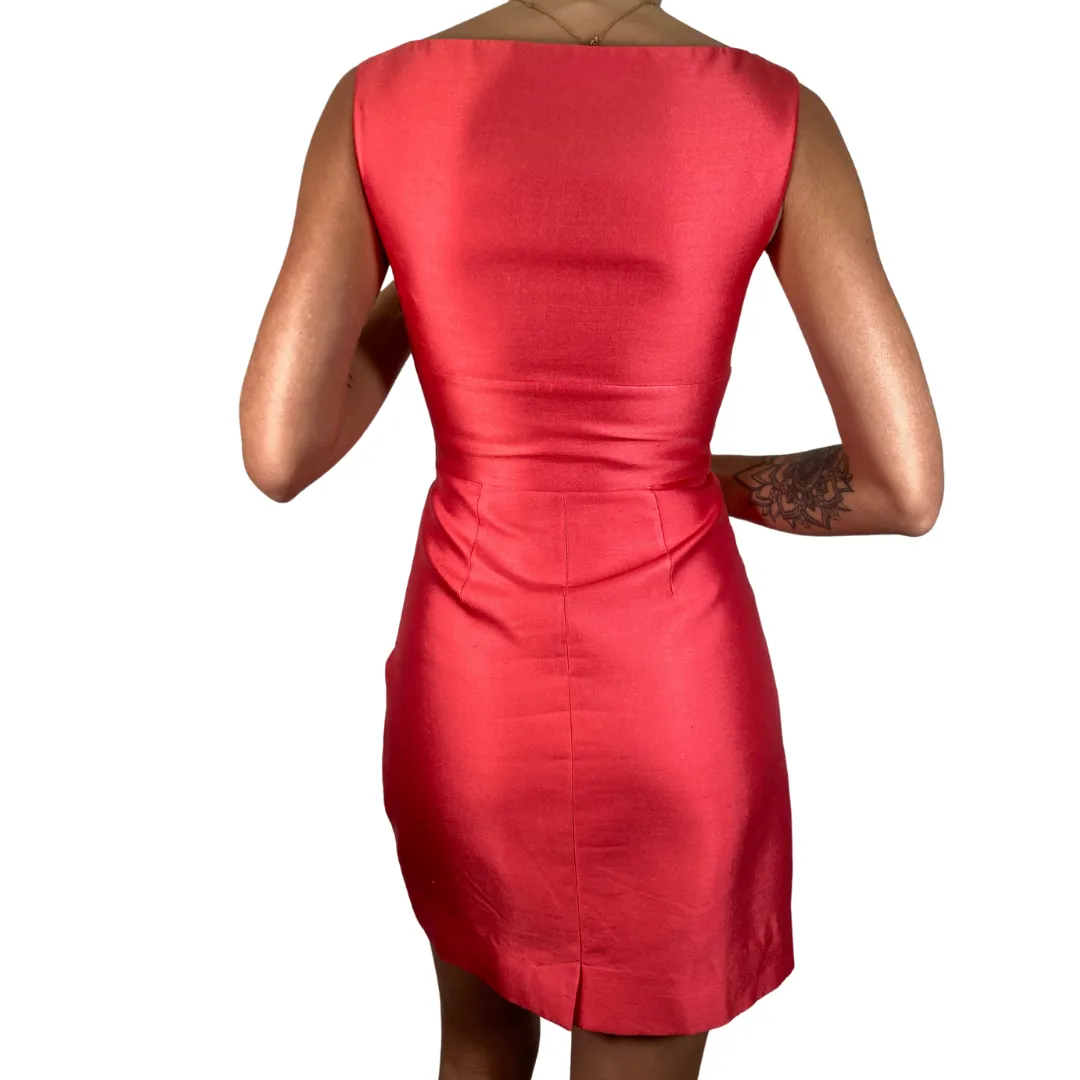 Kate Spade Vibrant Coral-Pink Colored Dress