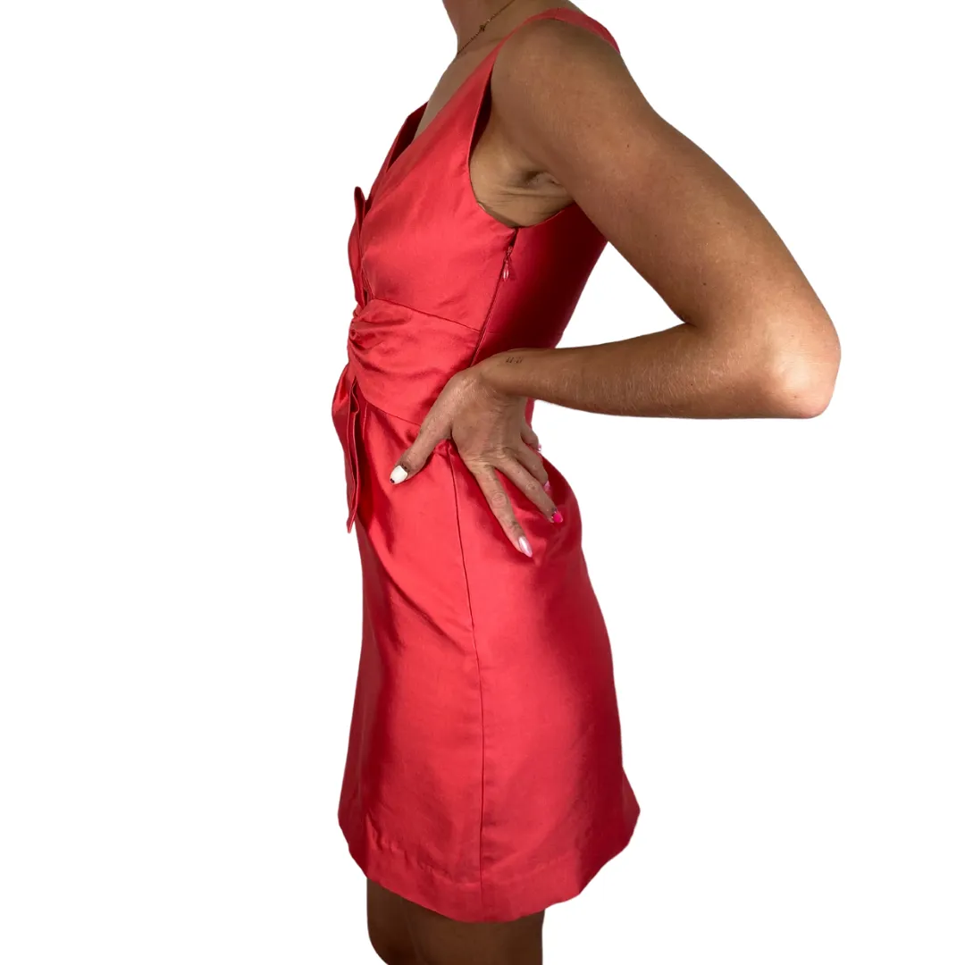 Kate Spade Vibrant Coral-Pink Colored Dress
