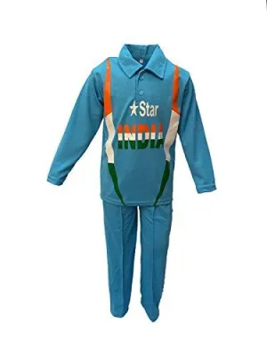 KFD India Cricket Team fancy dress for kids,National Hero Costume for Independence Day/Republic Day/Annual function/Theme Party/Competition/Stage Shows Dress