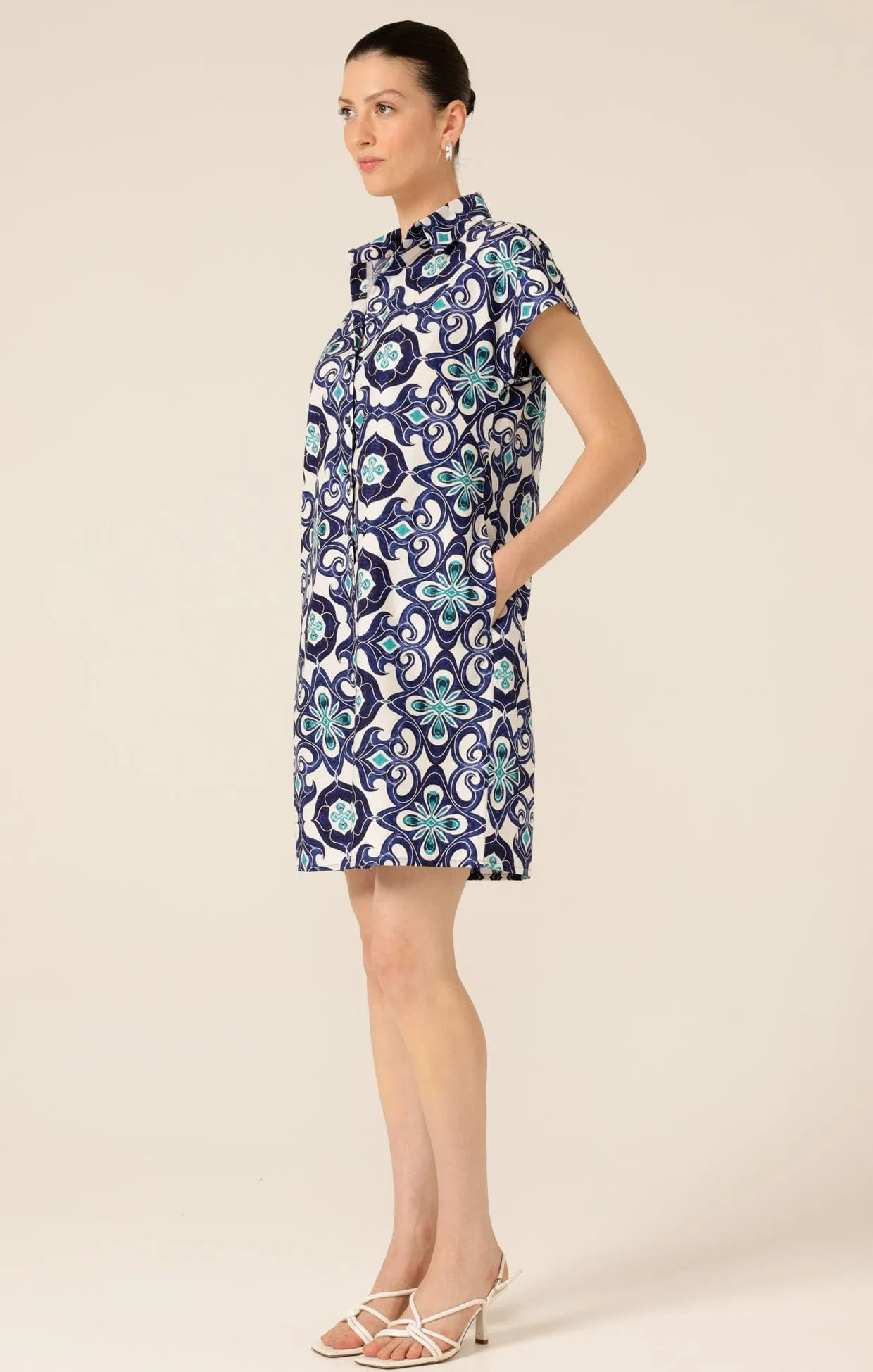 KING FISHER SHIFT DRESS