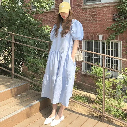[Korean Style] Cassa Casual Maxi Dress