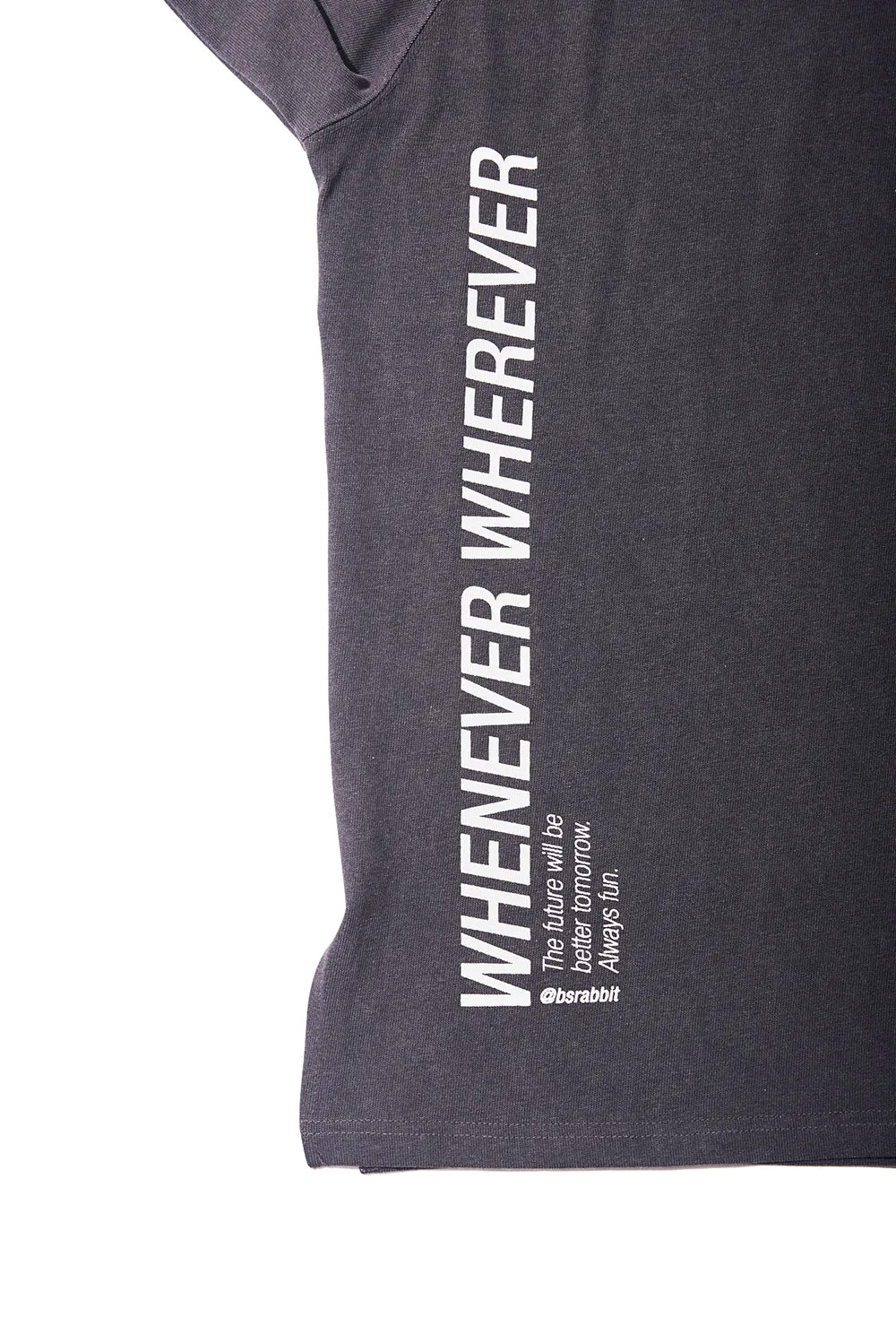 LOGO LAYERED LONG SLEEVE  TEE BLACK