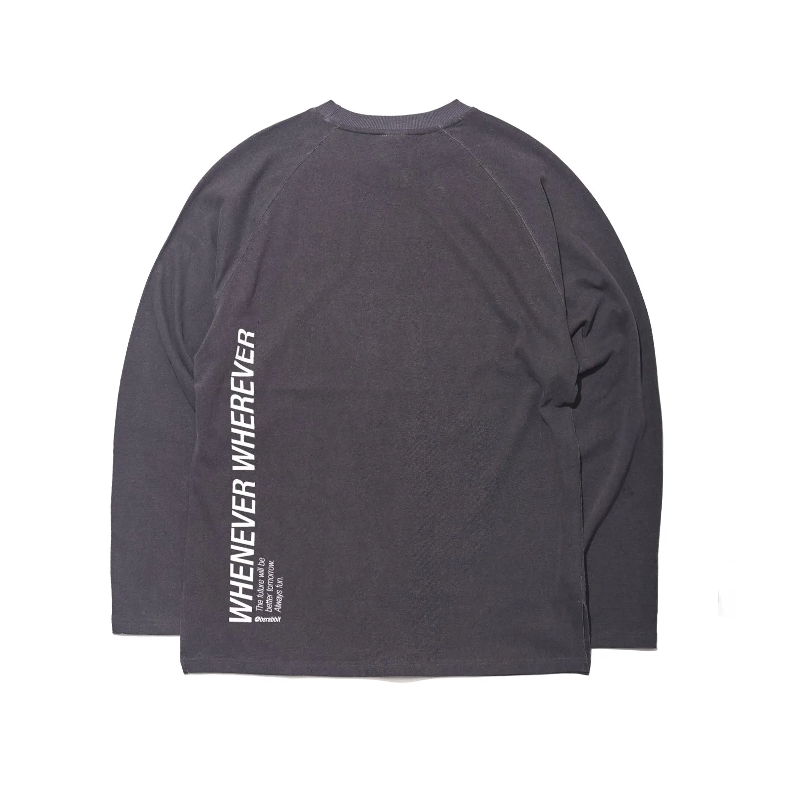 LOGO LAYERED LONG SLEEVE  TEE BLACK