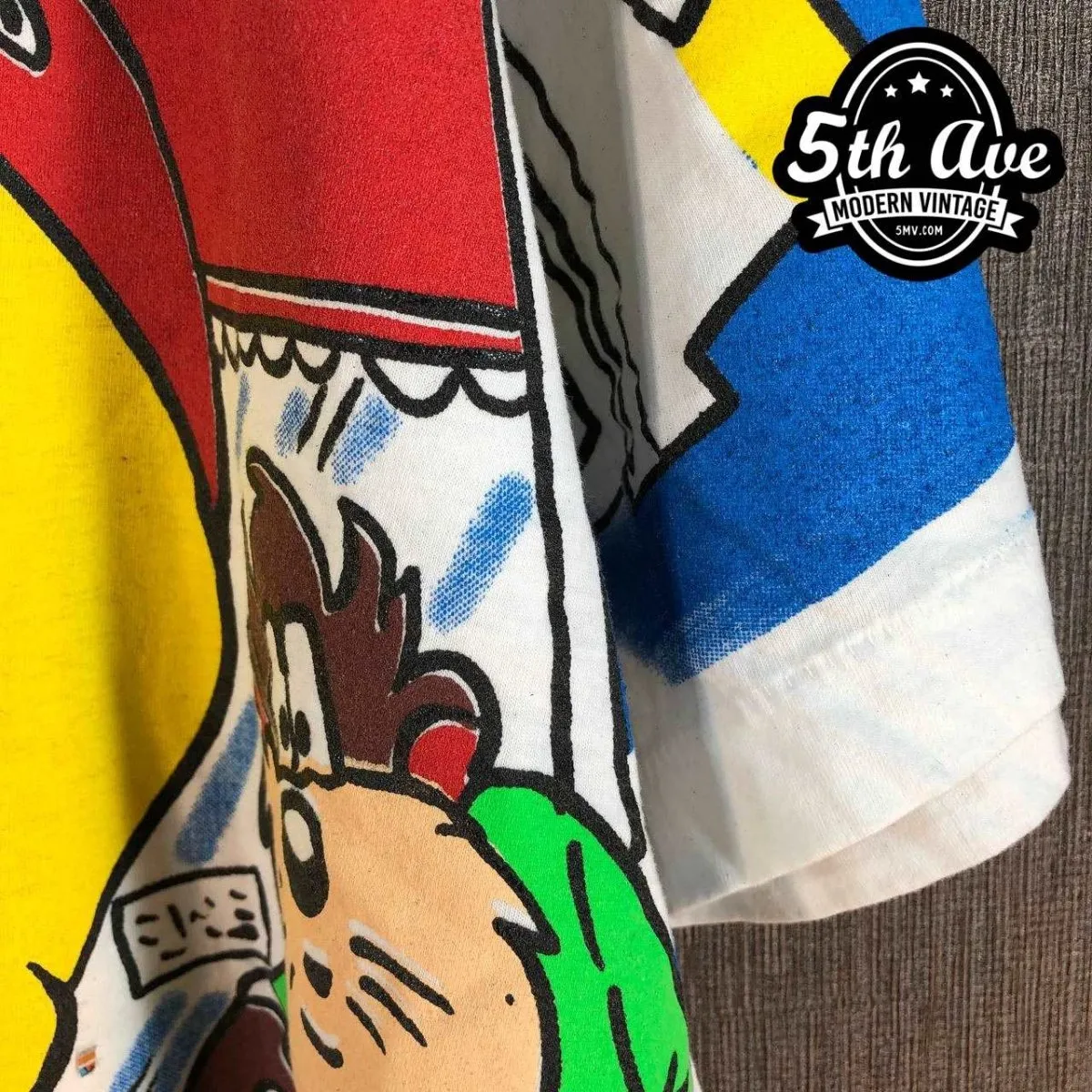 Looney Tunes Squad: Tweety, Taz, and Sylvester on a Single Stitch White t shirt with Giant Tag
