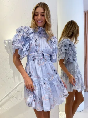 Magali Pascal Adrienne Dress in Japanese Garden Light