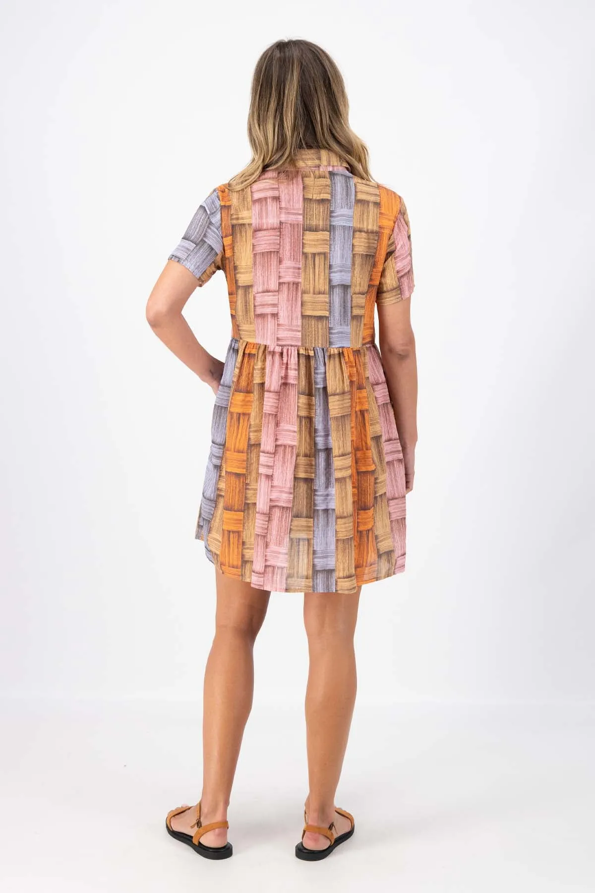 Matador Villa Dress in Seersucker