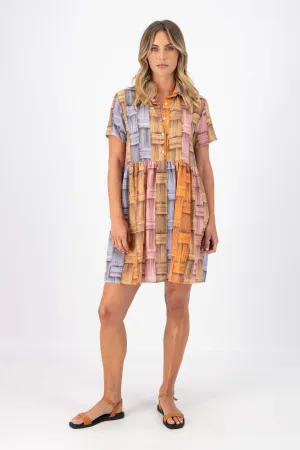 Matador Villa Dress in Seersucker